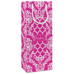 Moroccan & Damask Wine Gift Bags - Matte (Personalized)