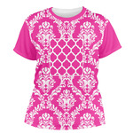 Moroccan & Damask Women's Crew T-Shirt - Small