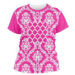 Moroccan & Damask Women's Crew T-Shirt - 2X Large