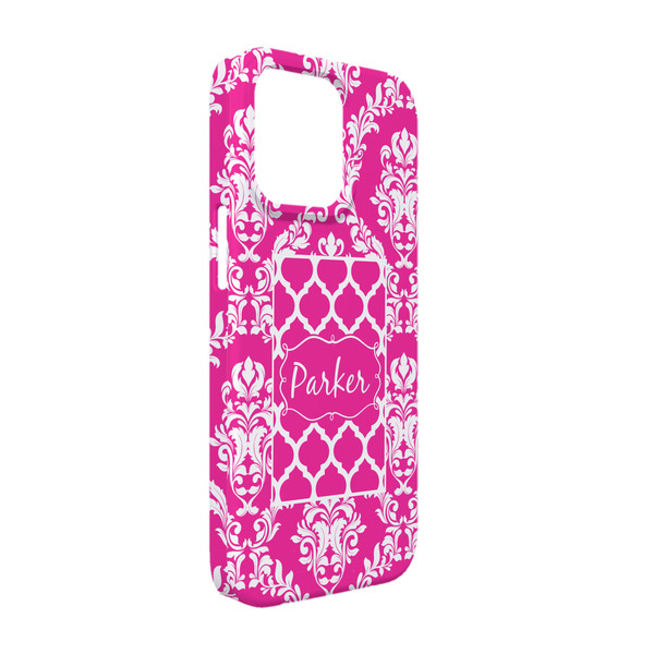 Custom Moroccan & Damask iPhone Case - Plastic - iPhone 13 (Personalized)