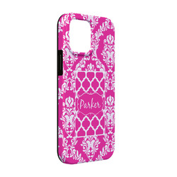 Moroccan & Damask iPhone Case - Rubber Lined - iPhone 13 (Personalized)