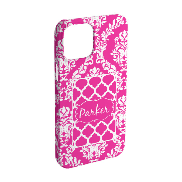 Custom Moroccan & Damask iPhone Case - Plastic - iPhone 15 (Personalized)