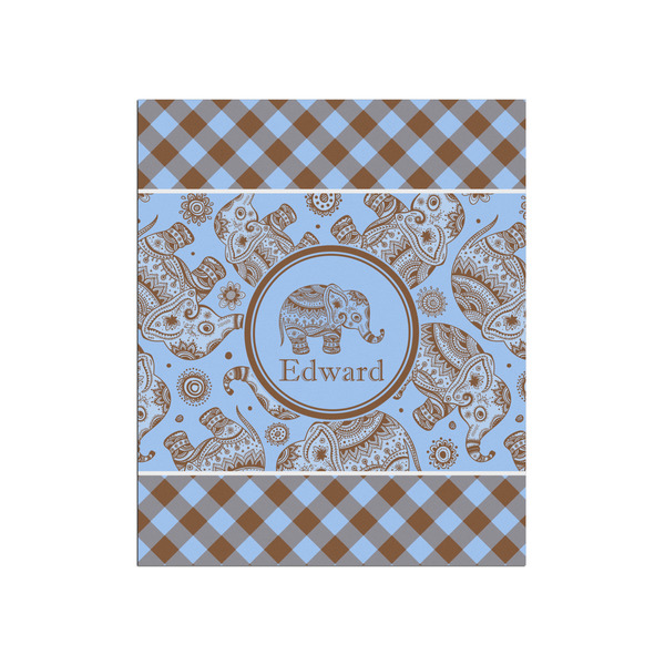 Custom Gingham & Elephants Poster - Matte - 20x24 (Personalized)