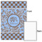 Gingham & Elephants 24x36 - Matte Poster - Front & Back