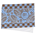 Gingham & Elephants Cooling Towel (Personalized)