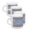 Gingham & Elephants Espresso Cup Group of Four Front