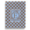 Gingham & Elephants Garden Flags - Large - Double Sided - BACK