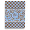 Gingham & Elephants House Flags - Double Sided - FRONT