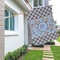 Gingham & Elephants House Flags - Single Sided - LIFESTYLE