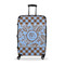 Gingham & Elephants Large Travel Bag - With Handle