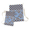 Gingham & Elephants Laundry Bag - Both Bags