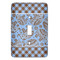 Gingham & Elephants Light Switch Cover (Single Toggle)