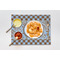 Gingham & Elephants Linen Placemat - Lifestyle (single)