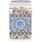 Gingham & Elephants Pet Jar - Front Main Photo