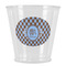 Gingham & Elephants Plastic Shot Glasses - Front/Main