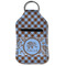 Gingham & Elephants Sanitizer Holder Keychain - Small (Front Flat)