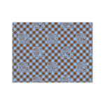 Gingham & Elephants Medium Tissue Papers Sheets - Lightweight (Personalized)