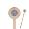 Gingham & Elephants Wooden 7.5" Stir Stick - Round - Closeup