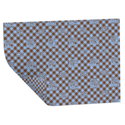 Gingham & Elephants Wrapping Paper Sheets - Double-Sided - 20" x 28" (Personalized)
