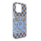 Gingham & Elephants iPhone 13 Pro Max Case -  Angle