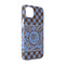 Gingham & Elephants iPhone 14 Case - Angle