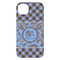 Gingham & Elephants iPhone 14 Plus Case - Back