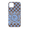 Gingham & Elephants iPhone 14 Pro Case - Back