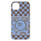 Gingham & Elephants iPhone 14 Pro Max Case - Back