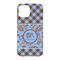 Gingham & Elephants iPhone 15 Case - Back