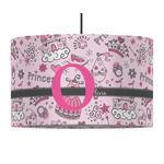 Princess 12" Drum Pendant Lamp - Fabric (Personalized)