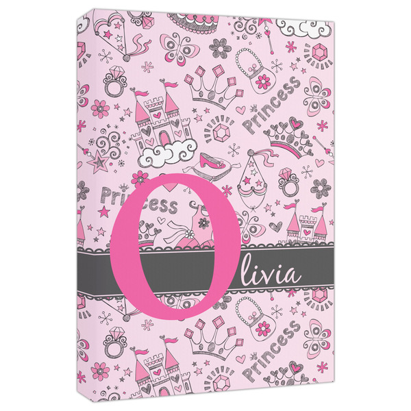 Custom Princess Canvas Print - 20x30 (Personalized)