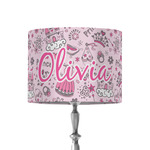 Princess 8" Drum Lamp Shade - Fabric (Personalized)