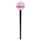 Princess Black Plastic 4" Food Pick - Round - Single Pick