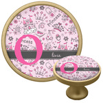 Princess Cabinet Knob - Gold (Personalized)