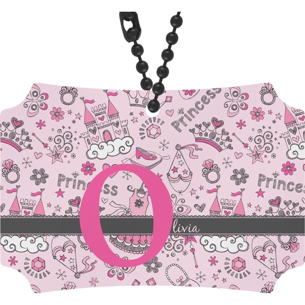 Custom Princess Rear View Mirror Ornament (Personalized)