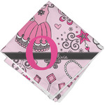 Princess Cloth Napkin w/ Name and Initial