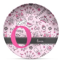 Princess Microwave Safe Plastic Plate - Composite Polymer (Personalized)