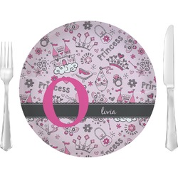 Princess Glass Lunch / Dinner Plate 10" (Personalized)