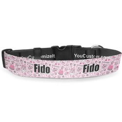 Princess Deluxe Dog Collar - Double Extra Large (20.5" to 35") (Personalized)