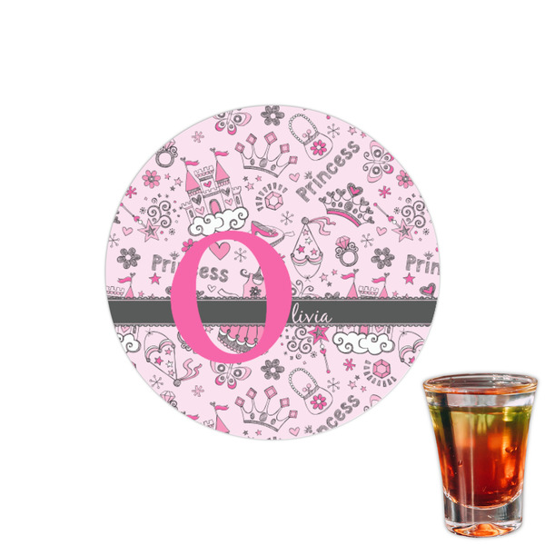 Custom Princess Printed Drink Topper - 1.5" (Personalized)