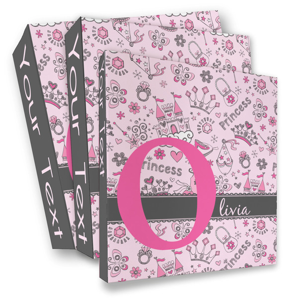 Custom Princess 3 Ring Binder - Full Wrap (Personalized)