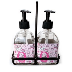 Princess Glass Soap & Lotion Bottle Set (Personalized)