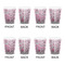 Princess Shot Glass - White - Set of 4 - APPROVAL