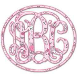 Princess Monogram Decal - Small (Personalized)