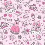 Princess Wallpaper & Surface Covering (Water Activated 24"x 24" Sample)