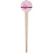 Princess Wooden 4" Food Pick - Round - Single Pick