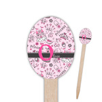 Princess Oval Wooden Food Picks - Double Sided (Personalized)