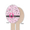 Princess Wooden Food Pick - Oval - Single Sided - Front & Back