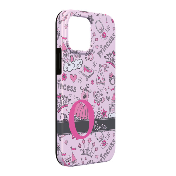 Custom Princess iPhone Case - Rubber Lined - iPhone 13 Pro Max (Personalized)