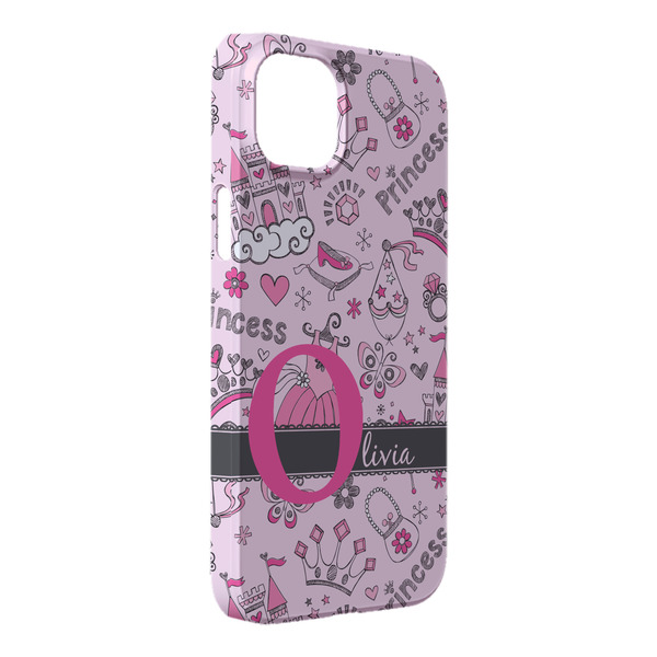 Custom Princess iPhone Case - Plastic - iPhone 14 Plus (Personalized)